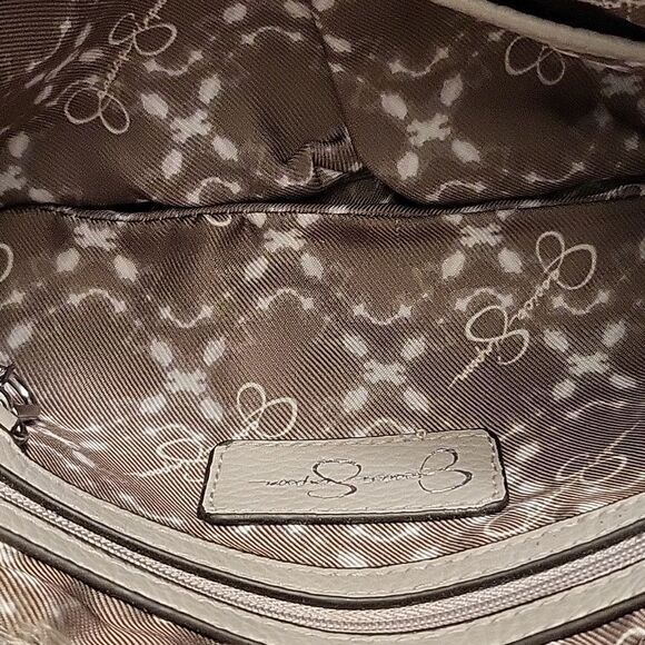 Jessica Simpson Bags | Jessica Simpson wristlet clutch bag floral gray leather - Picture 8 of 12